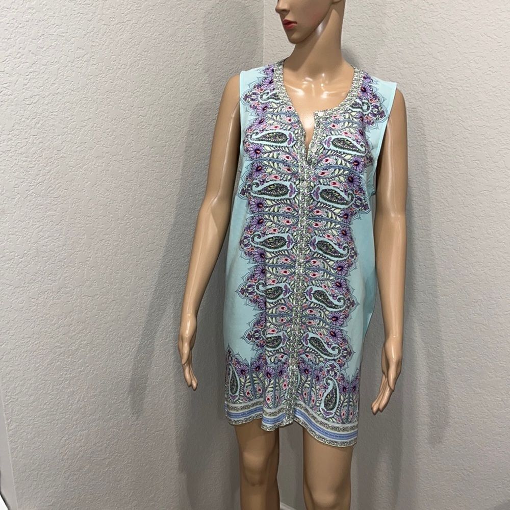 NWT- J.Jill paisley floral shift dress